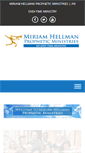 Mobile Screenshot of miriamhellmanonline.com