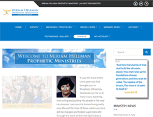 Tablet Screenshot of miriamhellmanonline.com